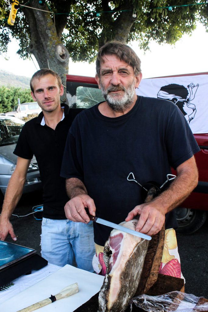 Pascal Santini et Octavien Meschini (éleveurs porcin et caprin)